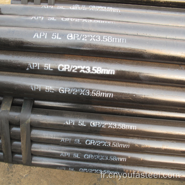 Pipe d&#39;huile ASTM A53 Pipe d&#39;acier transparent